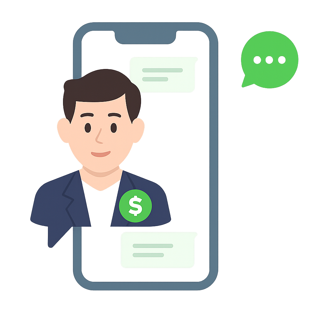 Mockup Agente de Vendas